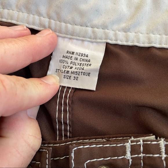 Honolua Surf Co. brown trunks 32 - Picture 3 of 6